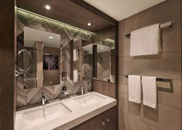 Azamara Azamara Journey World Owner's Suite Bathroom 1 ©Michael Pisarri.jpg